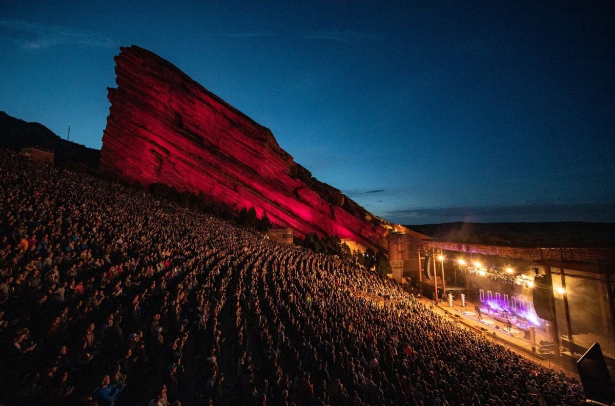 Red Rocks Amphitheater Colorado Outdoors Summer 2024 Landscape