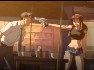 Revy with guns