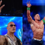 The Rock's gesture at Bad Blood