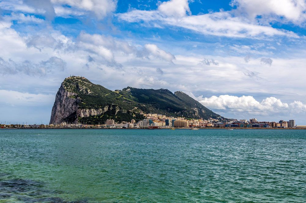 Rock of Gibraltar from the sea