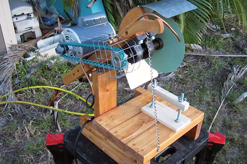 Number21's Rock Chop Saw Project featuring a drop saw design for quick cuts