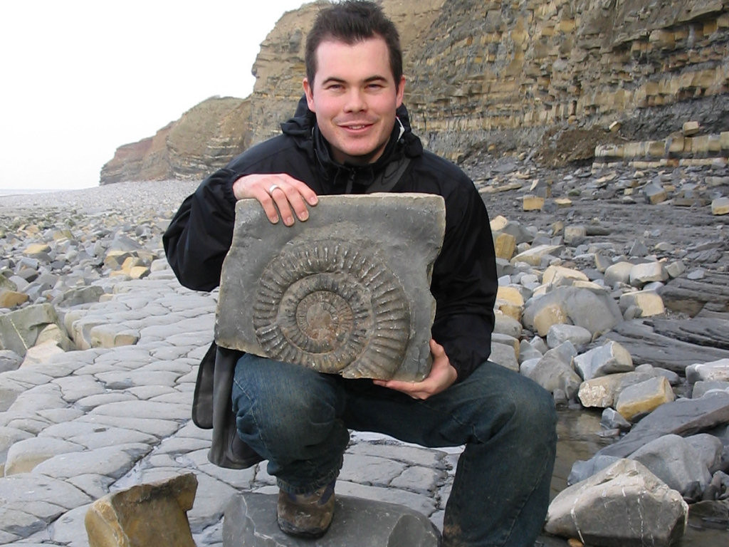 Roy Shepherd fossil hunting