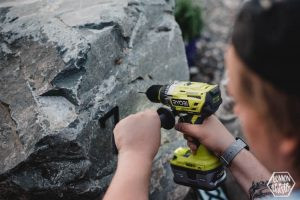 Selecting the right masonry drill bit for attaching a metal sign to stone