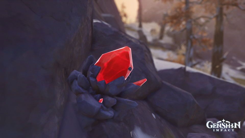 Scarlet Quartz location in Genshin Impact
