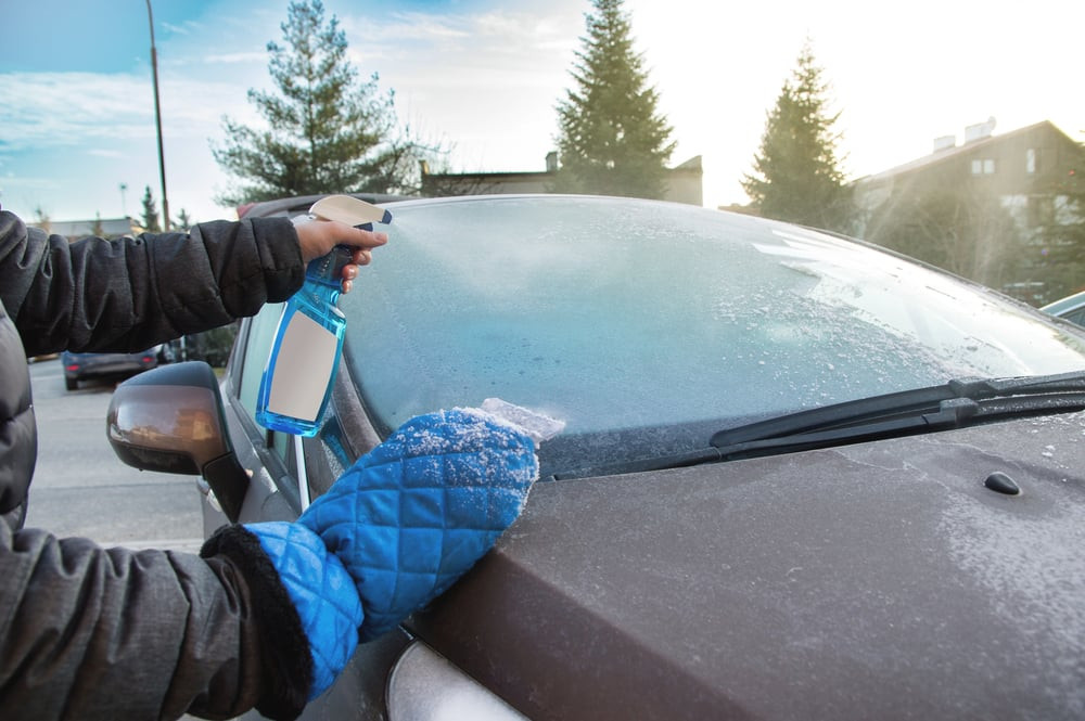Pile of sand, a natural and effective alternative for providing traction on icy surfaces during winter.