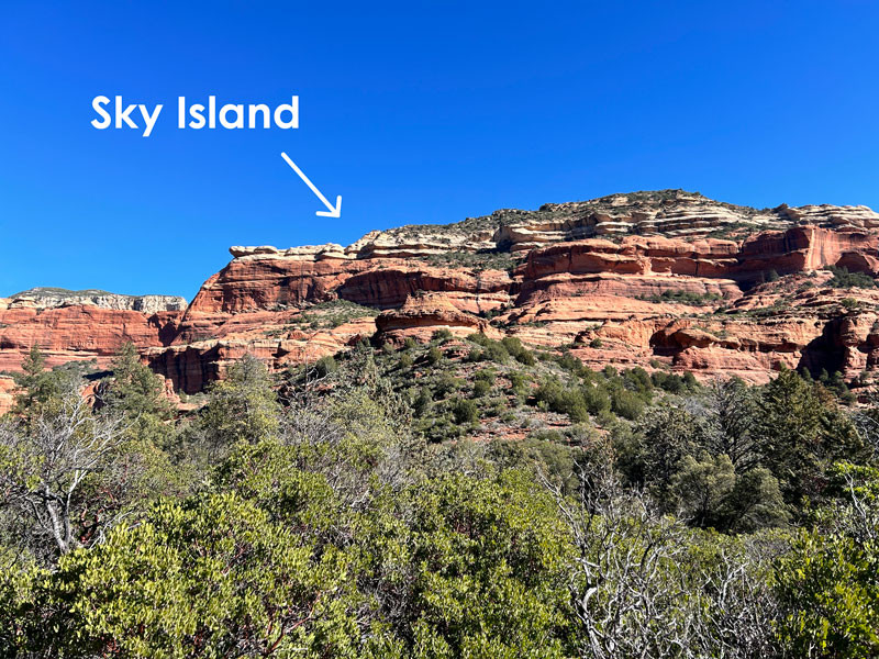 View of Sky Island
