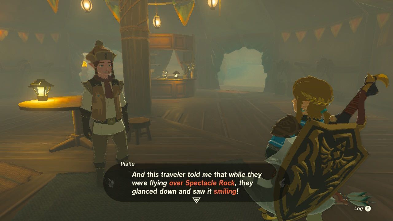 Spectacle Rock location directions in Tears of the Kingdom