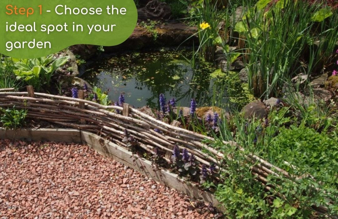 Choosing the ideal spot in your garden for a pond