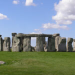Stonehenge at sunset, highlighting the spiritual aura of ancient rock formations