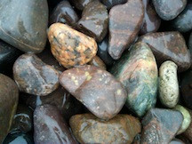 Stones on the beach