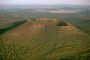 Sunset Crater, Arizona is a cinder cone