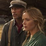 Dwayne Johnson and Emily Blunt navigate the Amazon in Jungle Cruise