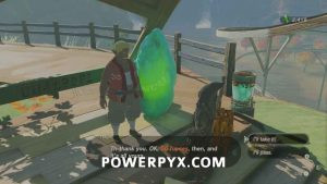 Hagie in Tarrey Town ready to sell the rock for the shrine quest