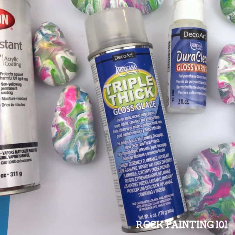How to pick a sealer for your painted rocks