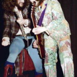 Ian Anderson performing with Jethro Tull, showcasing his signature flute playing
