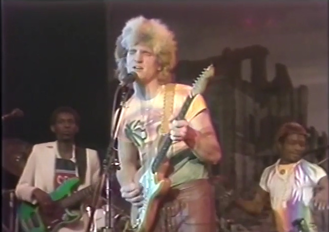 Joe Walsh Performing Live with Coonskin Hat