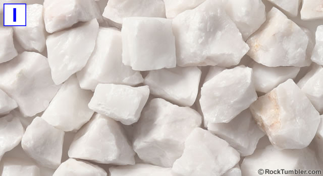 Rough White Quartz being sold at Rockscapes