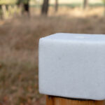 white salt block for deer