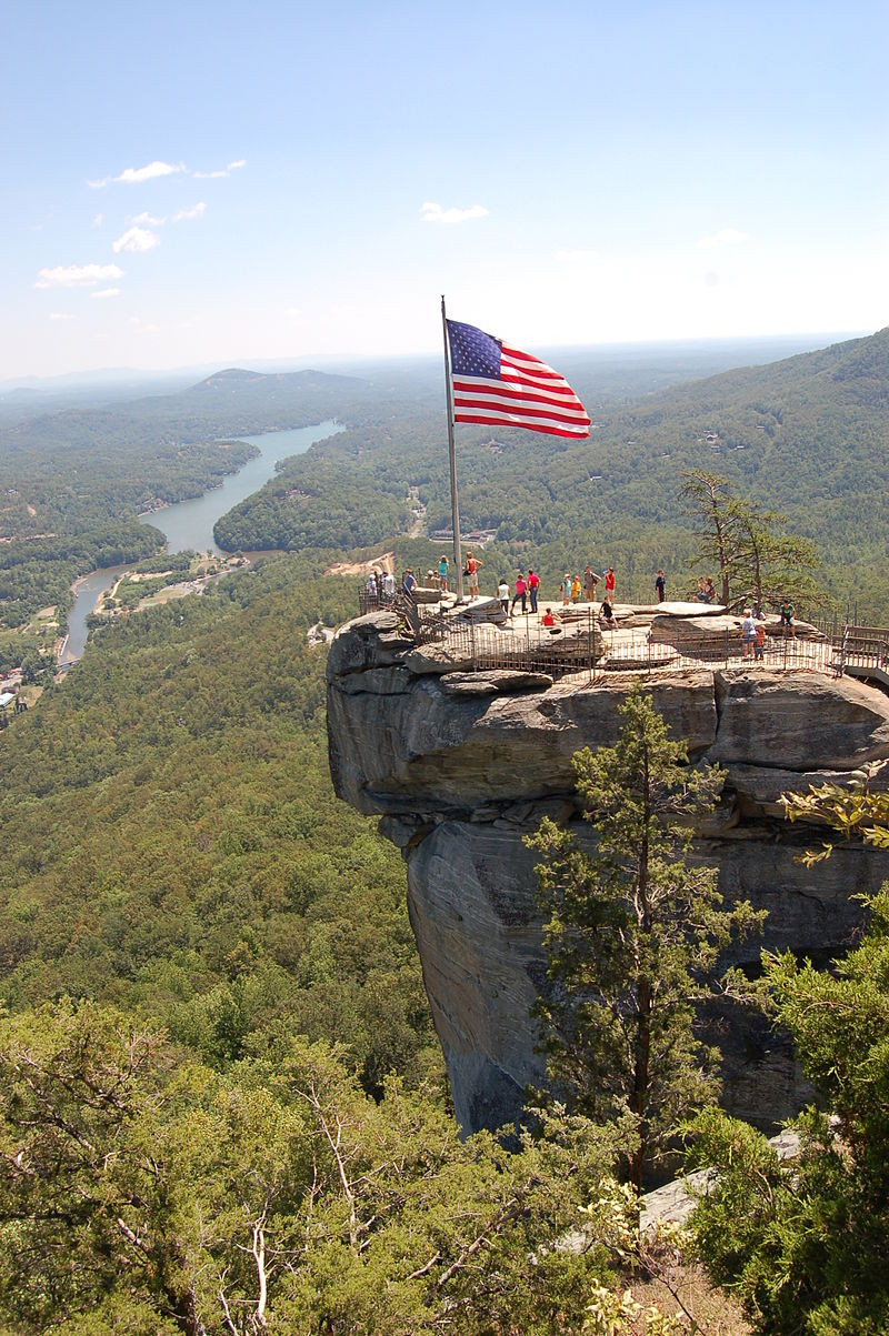 chimney rock and lake lure