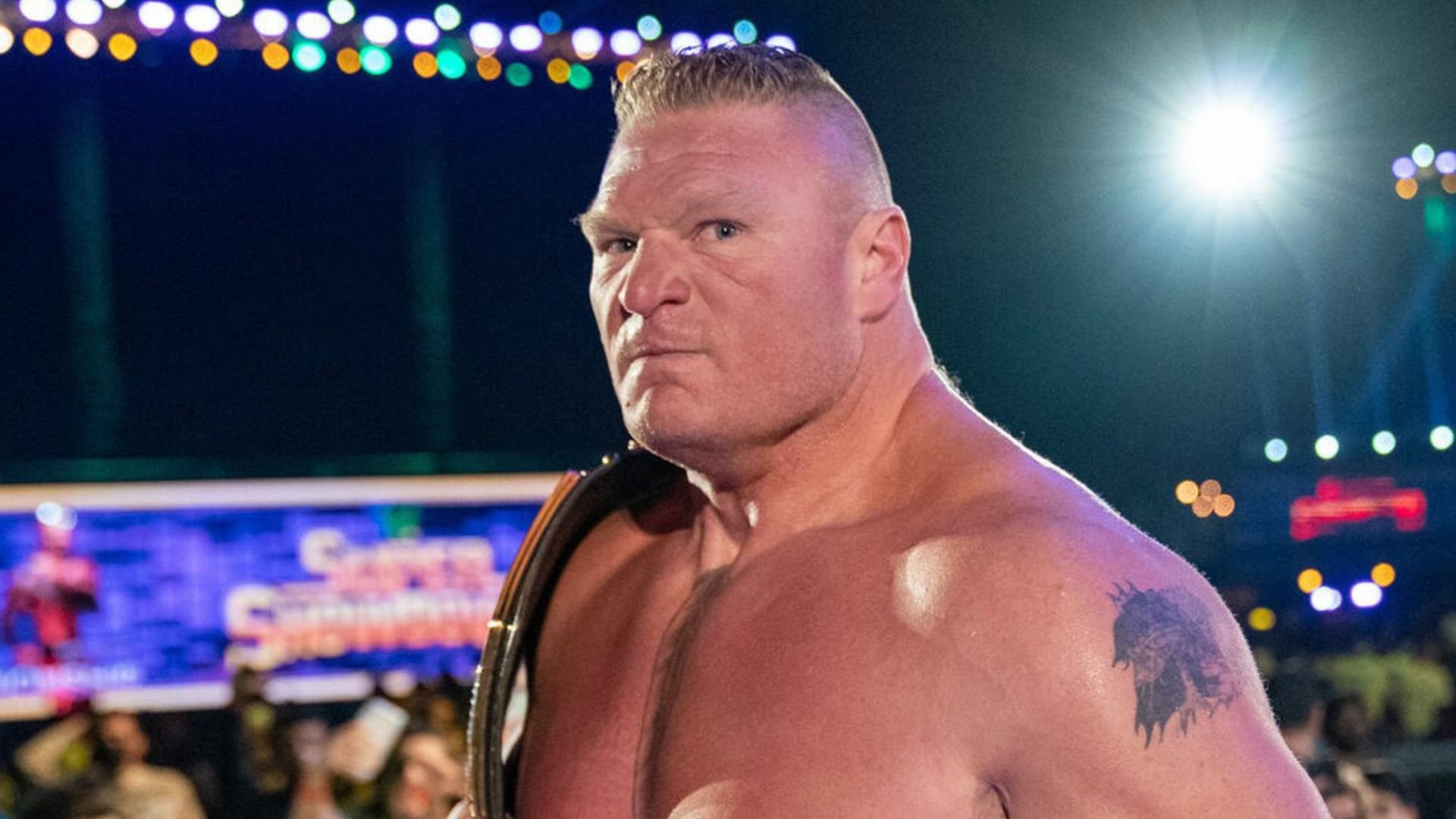 I was paid k as a kid to appear on WWE TV before brutal Brock Lesnar beating